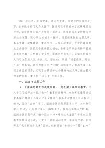 镇2021年工作总结及2022年工作计划