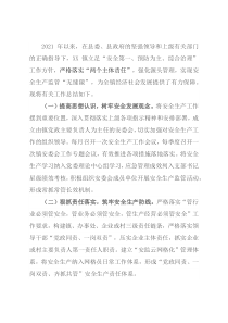 乡镇安全生产工作总结