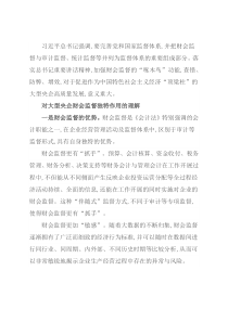 财务部总经理工作汇报：做好企业高质量发展的“啄木鸟”