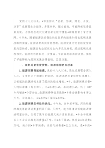 能源双控结硕果 绿色低碳启新篇——全市能源发展工作汇报材料