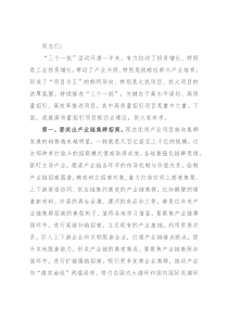 省长在全省“三个一批”项目推进会上的讲话