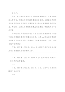 在全区重大项目协调部署推进会议上的讲话