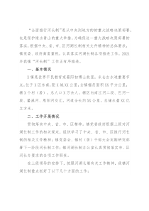 镇2021年河湖长制工作总结