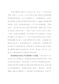 专题党课：以全面从严治团护航新时代共青团工作新征程