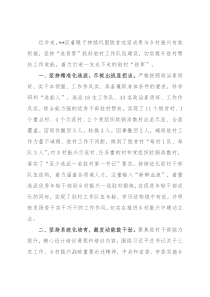 驻村工作队建设工作汇报