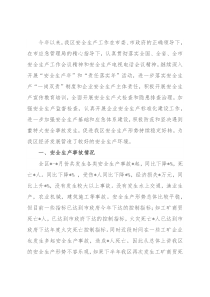 在全市安全生产工作会上的汇报材料