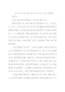 在中共X市委X届X次全体（扩大）会议上的讲话