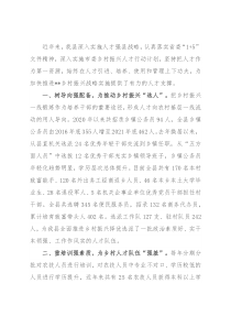 乡村振兴人才队伍建设工作汇报