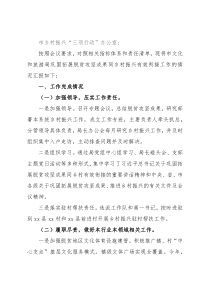 关于巩固拓展脱贫攻坚成果同乡村振兴有效衔接工作的述职报告