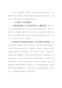 镇团委乡村振兴工作总结