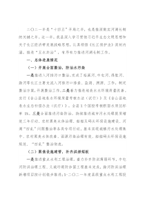 2021年度县全面推进河湖长制工作总结