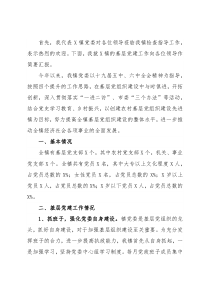 镇2021年基层党建工作情况汇报