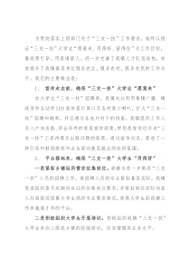 X实施大学生“三支一扶”计划工作总结