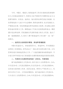 2021年人大换届选举工作总结