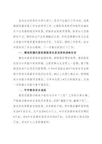 在县委农村工作暨乡村振兴重点工作推进会议上的发言