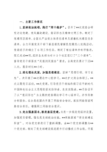 市局全面落实主体责任汇报材料