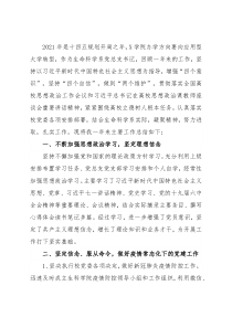 系党总支书记2021年个人述职报告