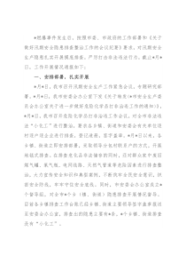 市应急局关于“小化工”整治工作情况的汇报