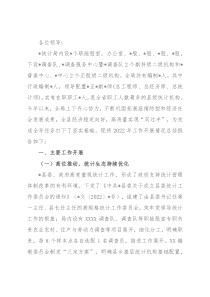 全市统计工作交流会发言材料