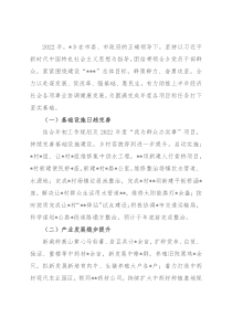 乡2022年上半年工作总结