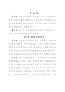 高校共青团工作制度