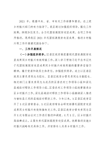 区2021年乡村振兴工作总结