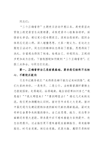 在主题党日活动体会交流会上的讲话