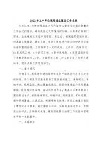 2022年上半年住建局扬尘整治工作总结 