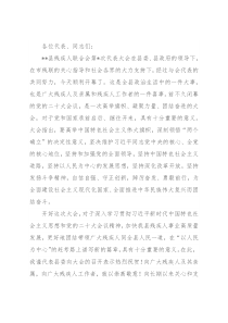 县残疾人联合会换届选举会议发言