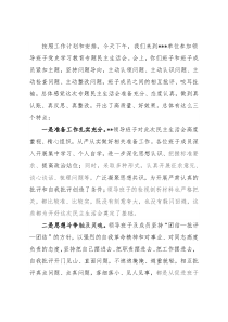 在党史学习教育专题民主生活会上的点评讲话