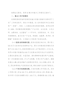 镇乡村振兴工作情况汇报