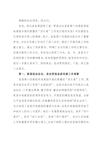 电商园在巡察整改动员会上的表态发言