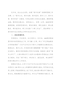 擦亮团建品牌，凝聚青春动力——团支部品牌创建材料