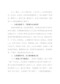 乡镇人大副主任个人述职述责述廉报告