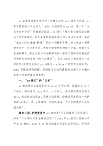 关于脱贫攻坚实践样板“X模式”的经验及对乡村振兴启示的报告