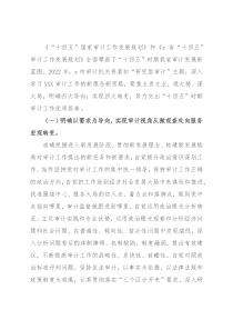 市审计局2022年工作要点