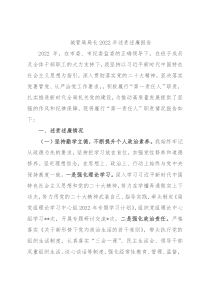 城管局局长2022年述责述廉报告