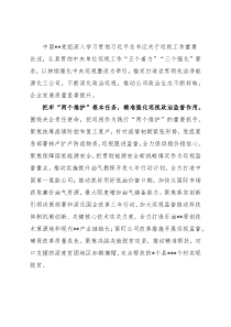 巡视动员会发言：以高质量巡视保障推进企业发展