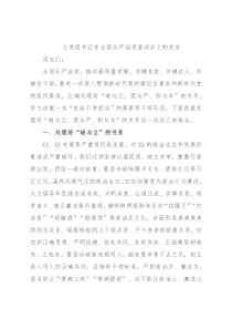 X党组书记在全面从严治党座谈会上的发言