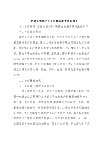 党建工作部主任安全履职履责述职报告党建工作部主任安全履职履责述职报告