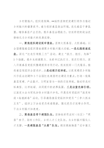 组织工作服务乡村振兴工作汇报