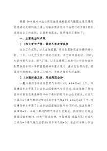 市政公用设施领域专项治理工作总结