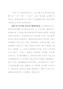 镇党史学习教育工作汇报