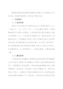 某国有企业落实巡察整改工作方案