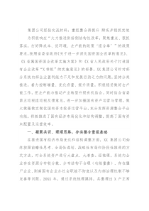集团公司经验交流材料：重组整合再提升 蹄疾步稳抓实效
