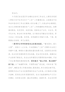 镇党委书记在全镇农业农村工作会议上的讲话