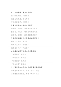 人才工作写作提纲第4辑（30例）