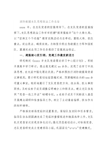 消防救援支队思想政治工作总结
