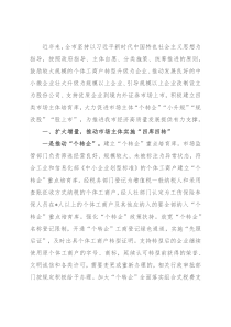 市政府关于推进市场主体提能升级激发活力工作汇报