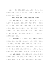 团委2021年工作总结